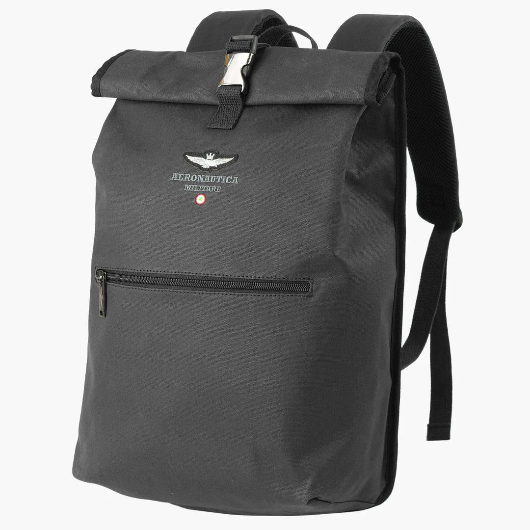 Roll Top Backpack in Canvas New City line