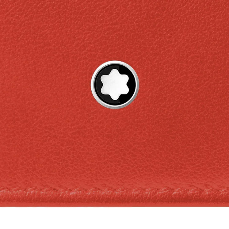 Montblanc Soft Continental nano coral wallet 198009