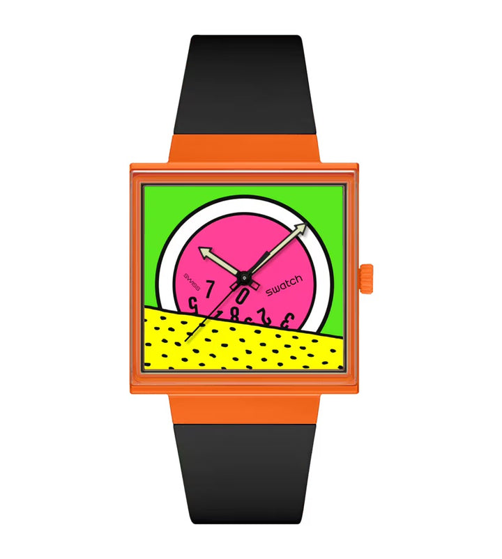 ساعة Swatch Break Time Bioceramic ماذا لو؟ مجموعة 33mm SO34Z101