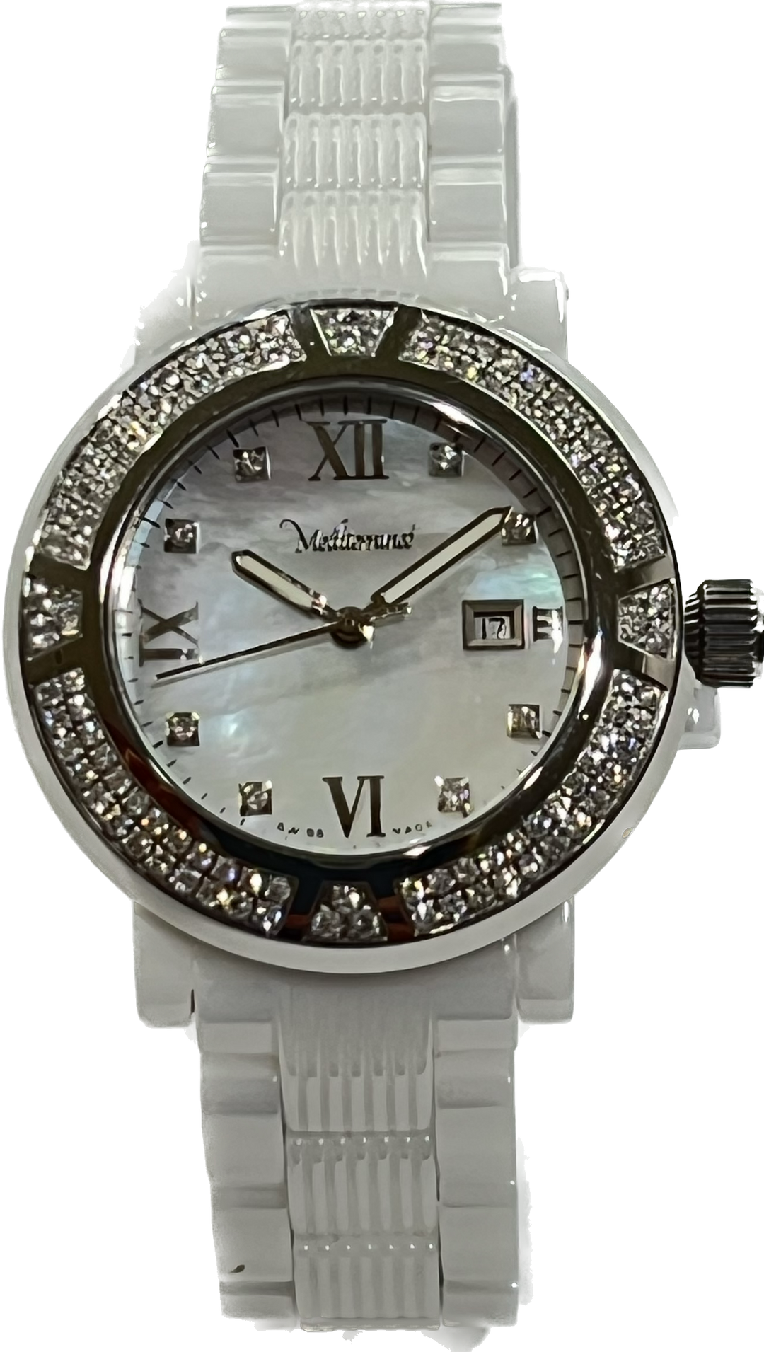 Paul Picot Mediterranean Watch '36mm Quartz Steel Steel Diamonds 3296 WD116