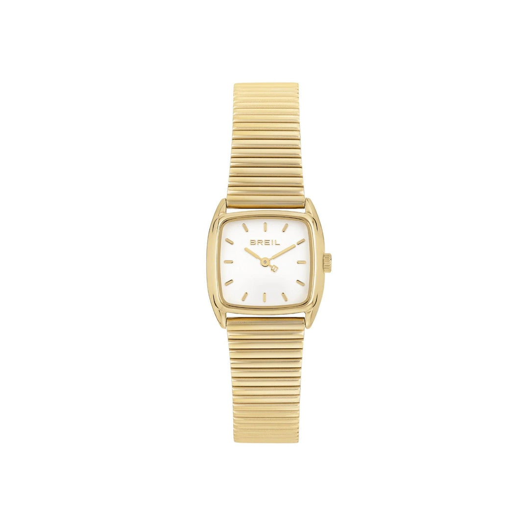 Breil orologio Stylize 24x21mm bianco quarzo acciaio finitura IP gold TW2051 - Capodagli 1937