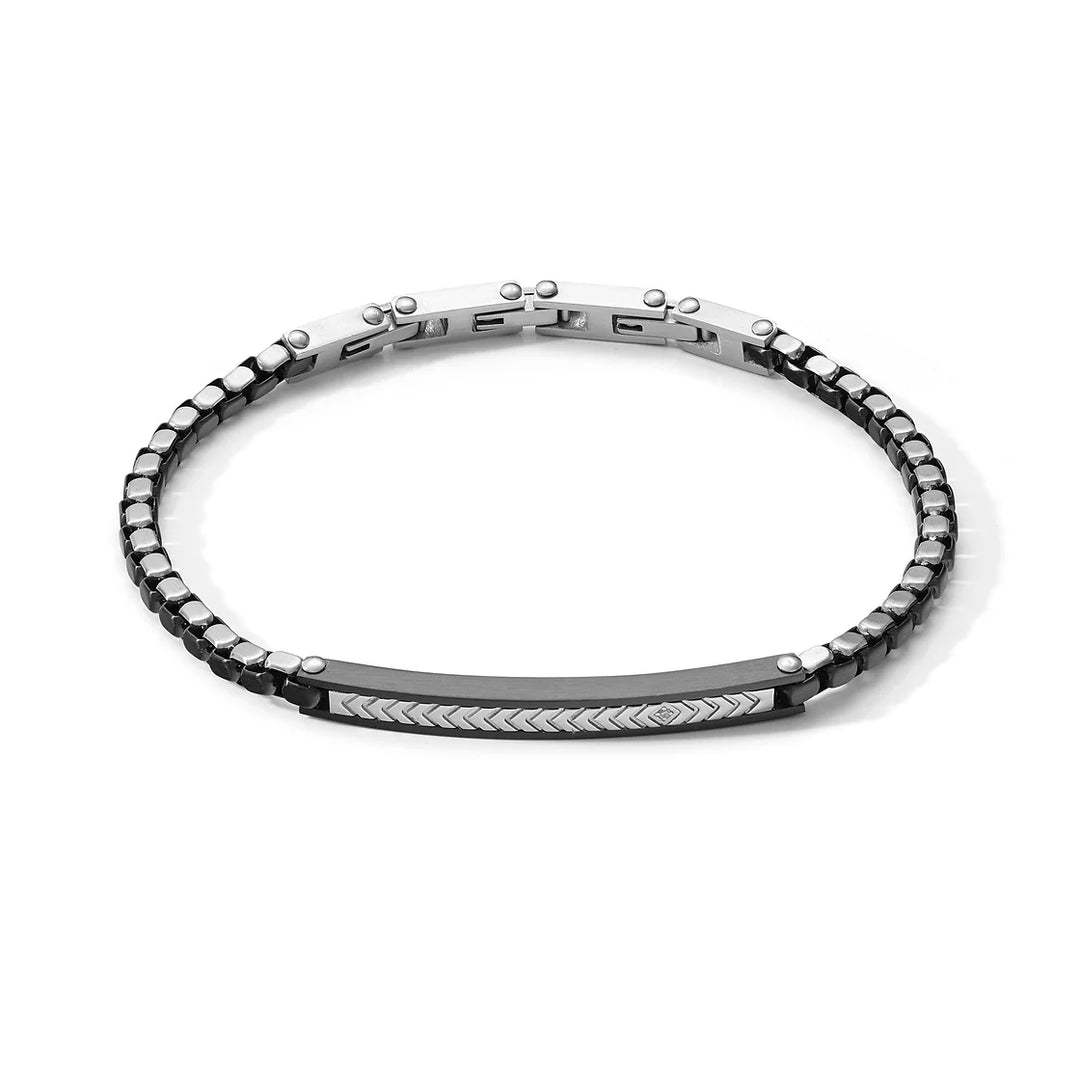 Comet Bracelet Faces Steel Finishes PVD Black UBR 1030