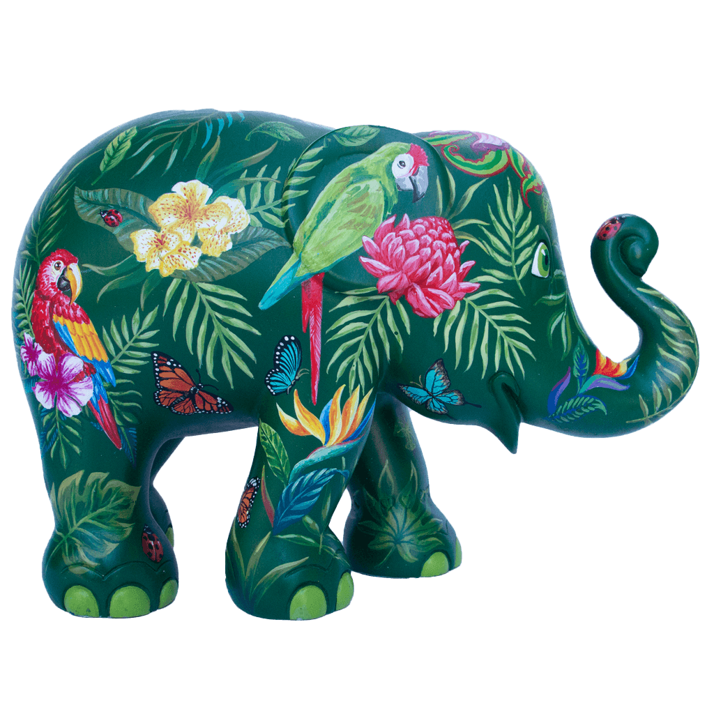 Elephant Parade elefante Plant Paradise 15cm Limited Edition 3000 pezzi PLANT PARADISE 15 - Capodagli 1937