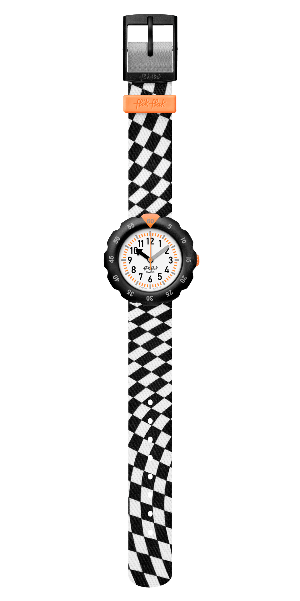 Flik Flak orologio RACE FLAG Organized Chaos 34mm FPSP069 - Capodagli 1937