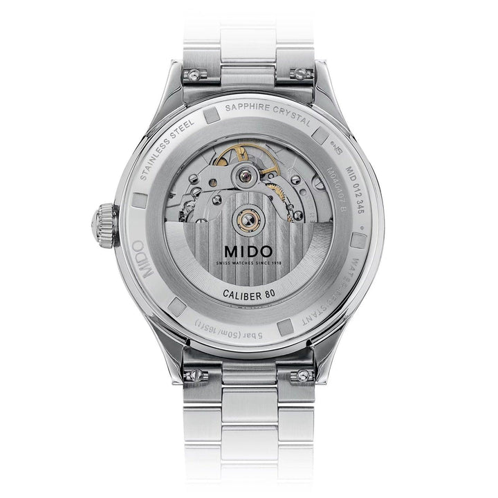 Mido orologio Multifort Powerwind 40mm nero automatico acciaio M040.407.11.057.00 - Capodagli 1937