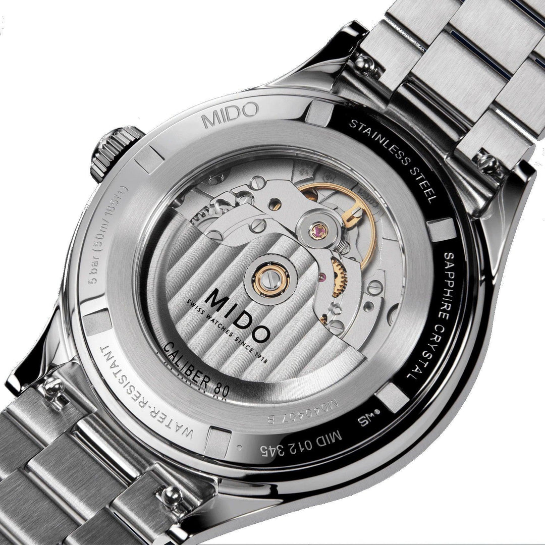 Mido orologio Multifort Powerwind 40mm nero automatico acciaio M040.407.11.057.00 - Capodagli 1937