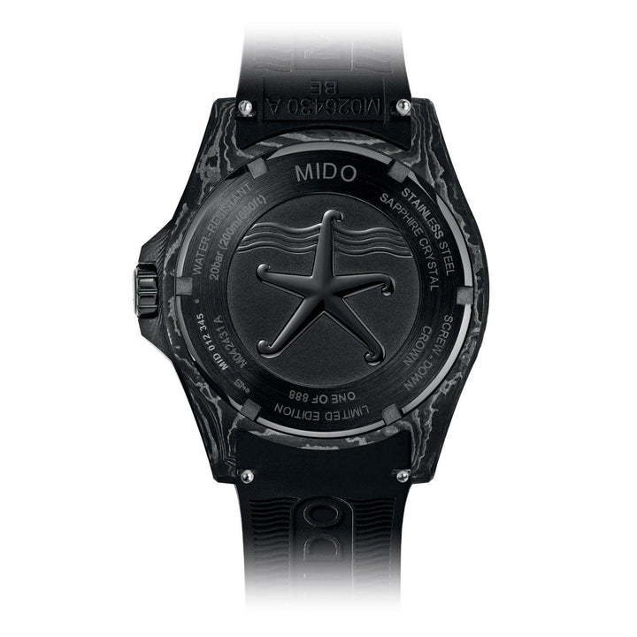 Mido orologio Ocean Star 200C Carbon Limited Edition Certificato Cosc 42mm nero automatico fibra di carbonio M042.431.77.081.00 - Capodagli 1937