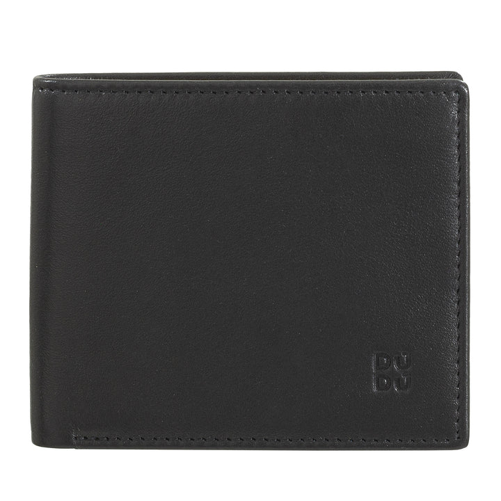 Dudu Small Rfid Men Wallet في بطاقة بطاقة بطاقة الجلود متعددة الألوان