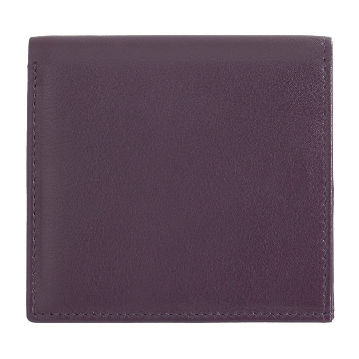 DUDU Multicolor Leather RFID Wallet Card and Coin Holder