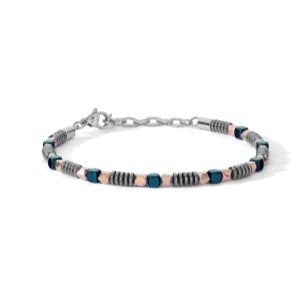 Comets bracelet mineral steel finish PVD rose gold hematite UBR 1227