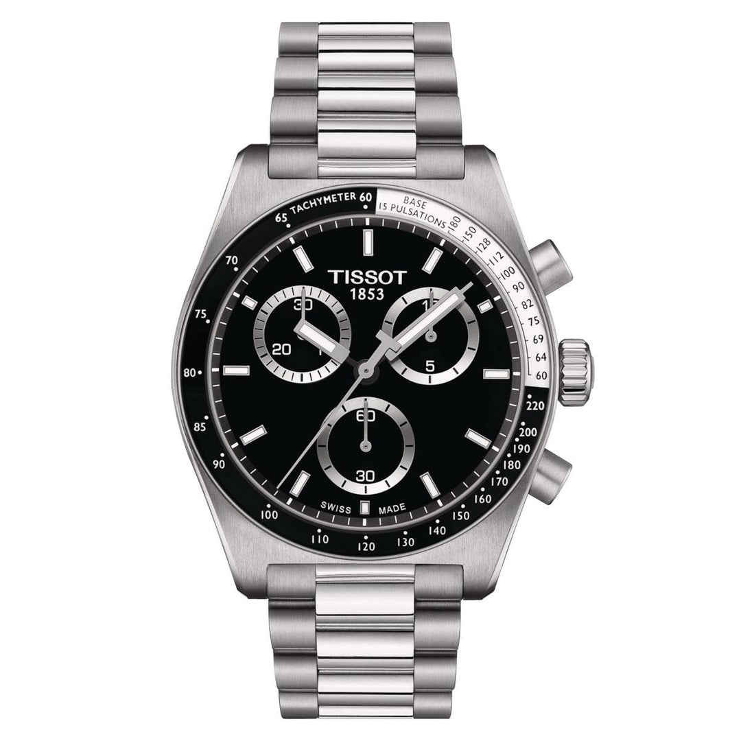 Tissot orologio PR516 Chronograph 40mm nero quarzo acciaio T149.417.11.051.00 - Capodagli 1937