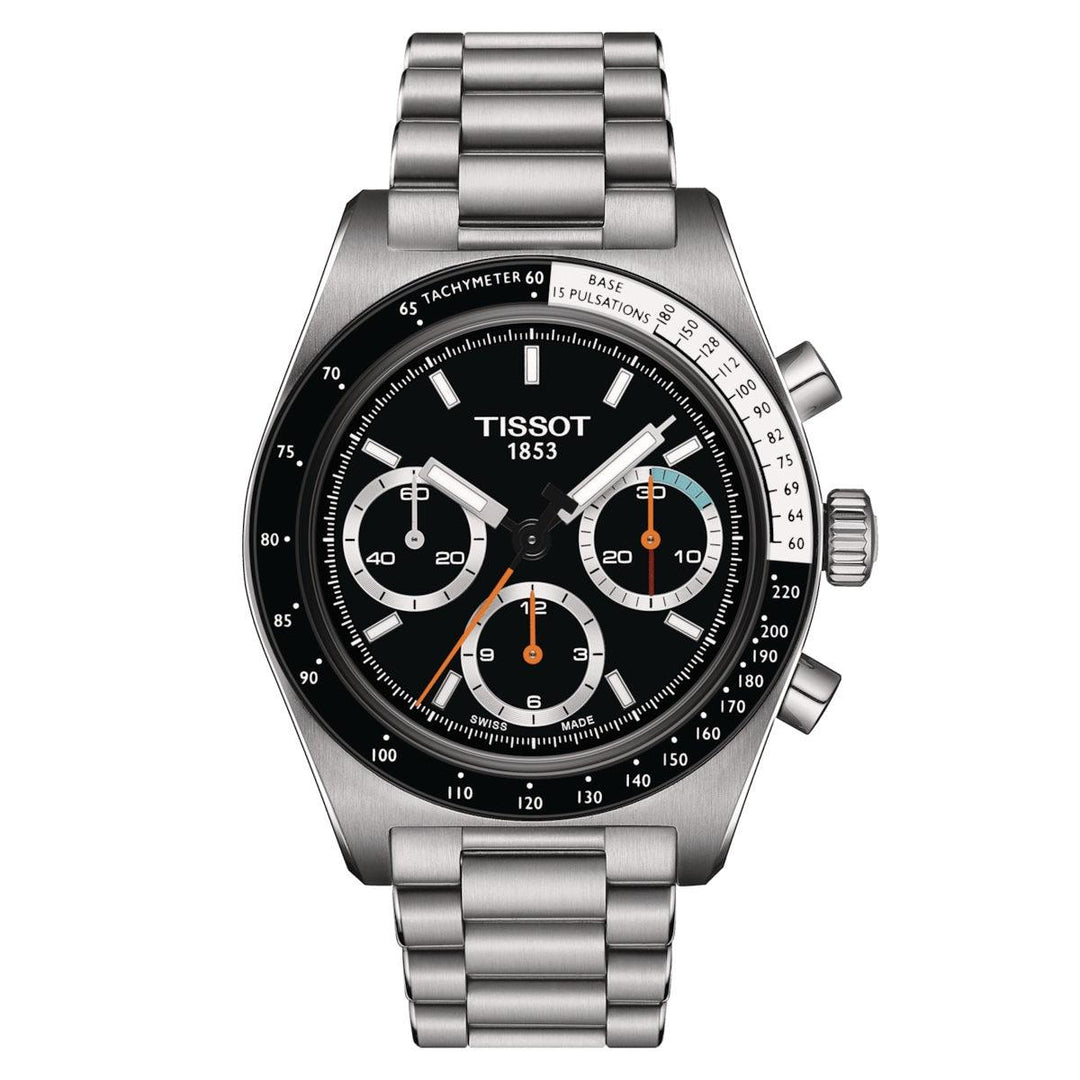 Tissot orologio PR516 Mechanical Chronograph 41mm nero meccanico acciaio T149.459.21.051.00 - Capodagli 1937