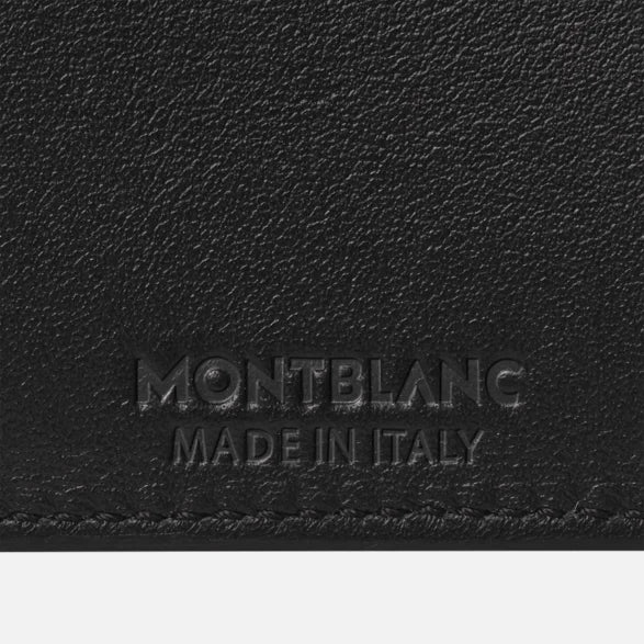 Montblanc Portfolio 4 مقصورات مع Portamonete MeisterStück Selection Soft Black 131247