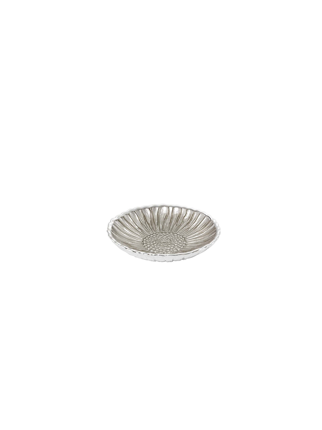 أرجنتينية مسطحة عباد الشمس D. 14cm الفضة الزجاج الرملي 0.02039
