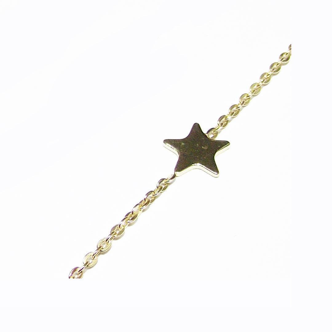 سوار Capodagli 5 Star 925 Silver Finish Gold Gold CPD-BRA-ARG-0004-G