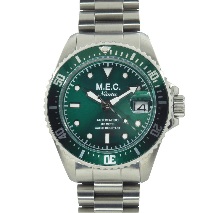 M.E.C. ساعة NAUTA GR 40MM الأخضر التلقائي الفولاذ NAUTA GR 22