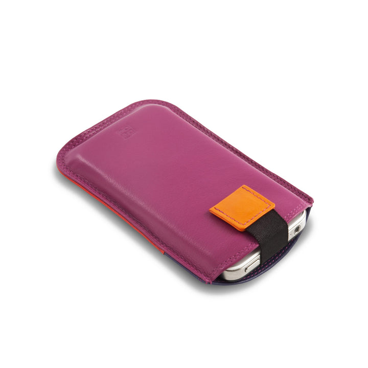 حقيبة جلدية متعددة الألوان iPhone SE/5S/5/4S/4 مع سحب ما يصل DuDu