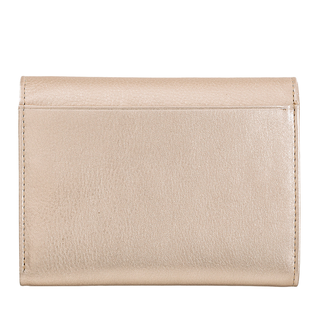 DuDu محفظة جلدية للنساء مع محفظة عملة, حماية ضد RFID, محفظة متعددة الألوان مزدوجة رفرف حامل بطاقة الائتمان حامل ورقة