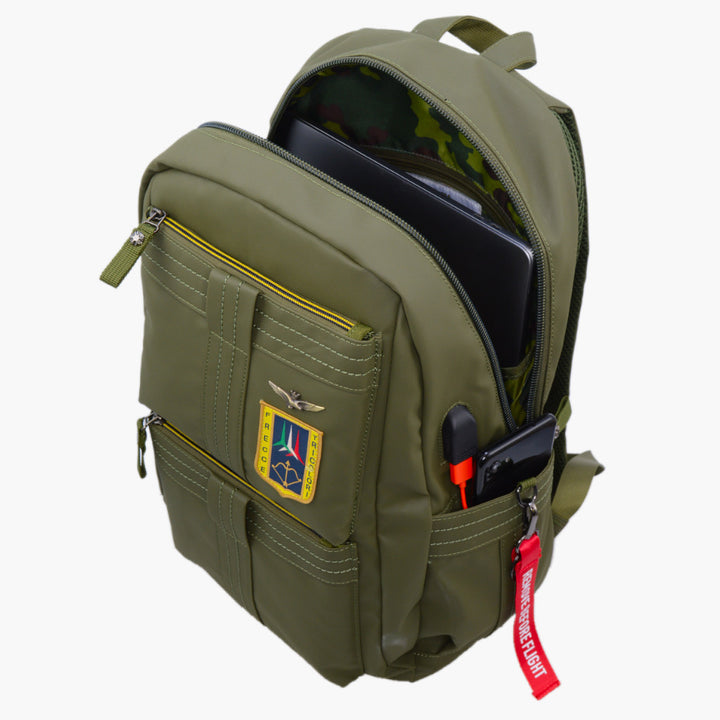 Aeronautica Military Backpack التقنية حامل PC السهام AM345-BL