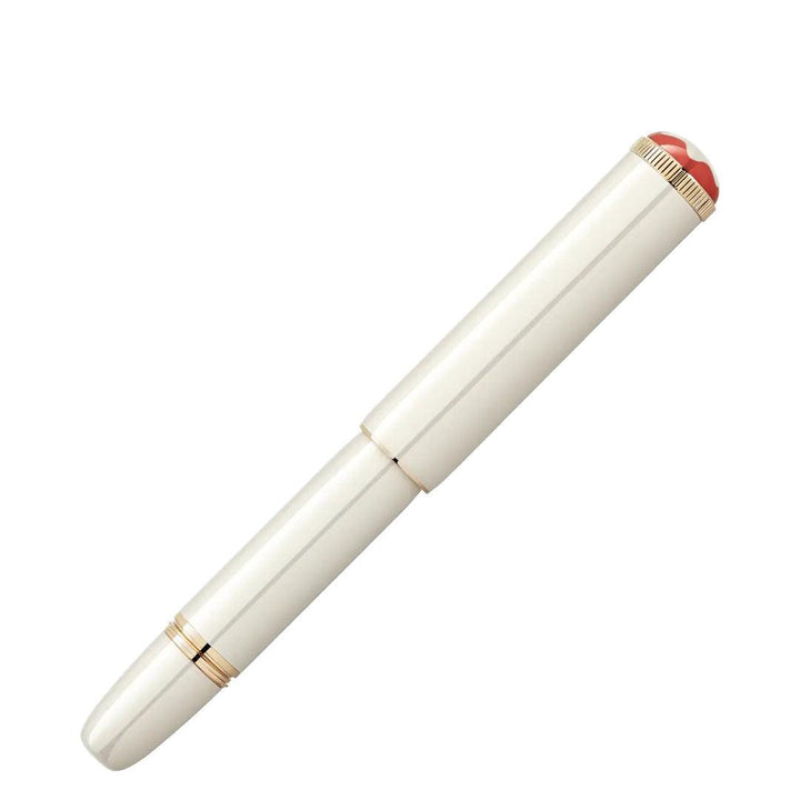 Montblanc Montblanc Heritage Rouge et Noir "Baby" Edition Special Ivory Color Punta F 128120