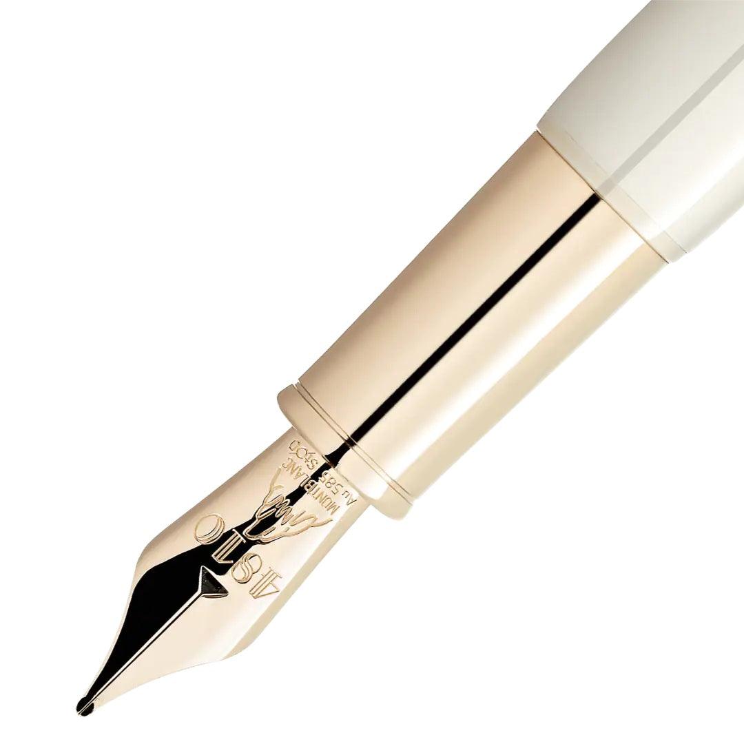 Montblanc Montblanc Heritage Rouge et Noir "Baby" Edition Special Ivory Color Punta F 128120