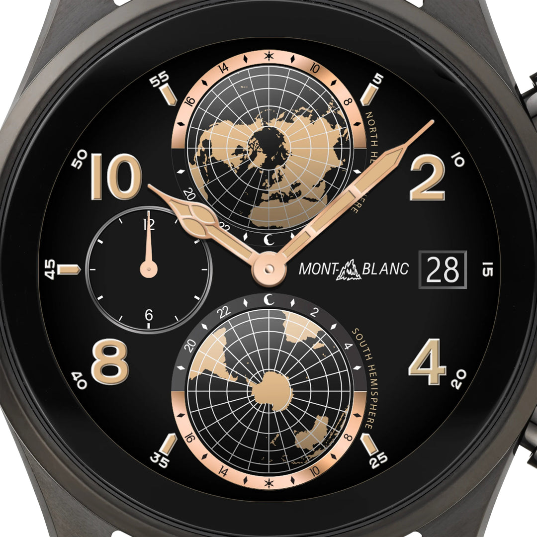 Montblanc ساعة Smartwatch Summit 3 42mm التيتانيوم والمطاط 129267
