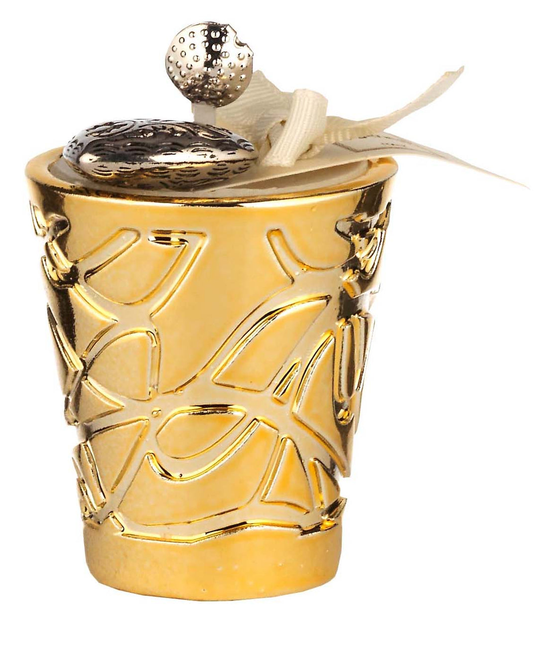 أرجنتينية الراتنج شمعة العطر 6cm H.5.5.5cm خطوط الذهب 0.03151