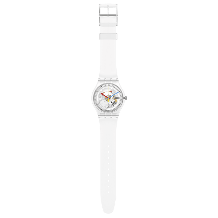 ساعة Swatch CLEARLY الأصلية New Gent 41mm SO29K100