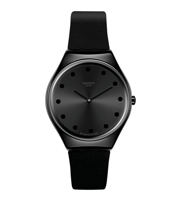 ساعة Swatch DARK SPARK الأصلية SKIN IRONY 38mm SYXB106
