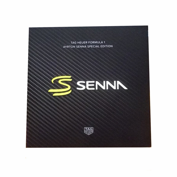 Tag Heuer Clock Formula 1 X Senna 43mm رمادي الكوارتز الصلب الانتهاء من PVD أسود caz101aj.fc6487