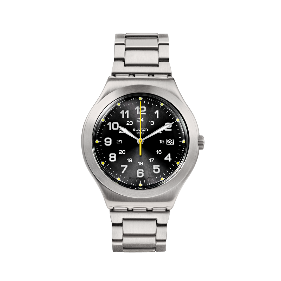 ساعة Swatch HAPPY JOE LIME AGAIN Originals ايروني بيغ كلاسيك 41 مم YWS439GC