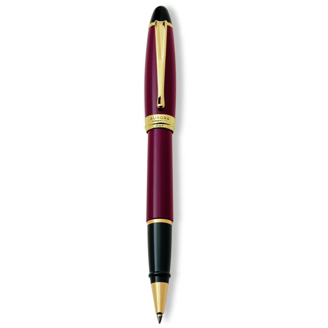 Aurora roller Ipsilon Resin bordeaux finiture oro B71-X - Gioielleria Capodagli