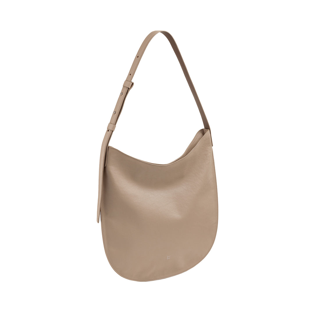 DUDU حقيبة الكتف المرأة في جلد ناعم ، حقيبة هوبو مع سحاب ، حقيبة الكتف كبيرة الحجم قابل للتعديل الملونة