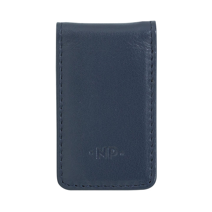 Cloud Leather Magnetic Money Clip in Genuine Leather Nappa with Magnet for Men and Women