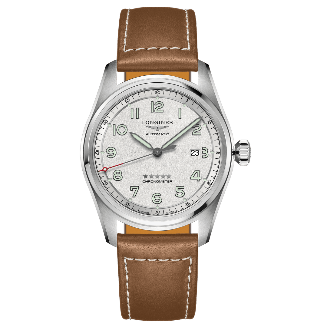 Longines orologio Longines Spirit 42mm argento automatico acciaio L3.811.4.73.2 - Capodagli 1937