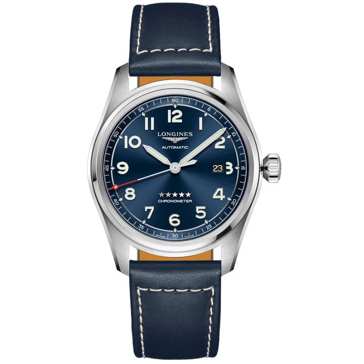 Longines orologio Spirit 42mm blu automatico acciaio L3.811.4.93.0 - Gioielleria Capodagli