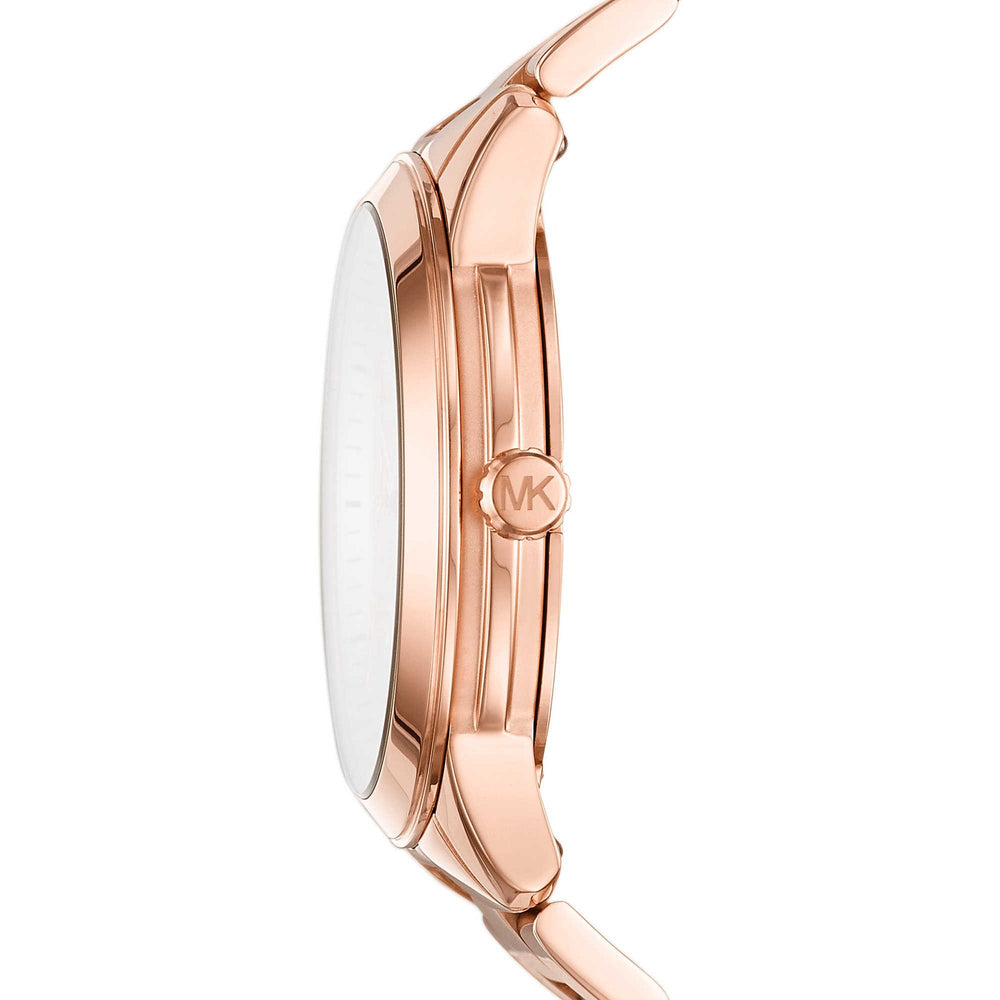 Michael Kors orologio multifunzione Runway 38mm donna rosa acciaio finitura PVD oro rosa MK6589 - Gioielleria Capodagli