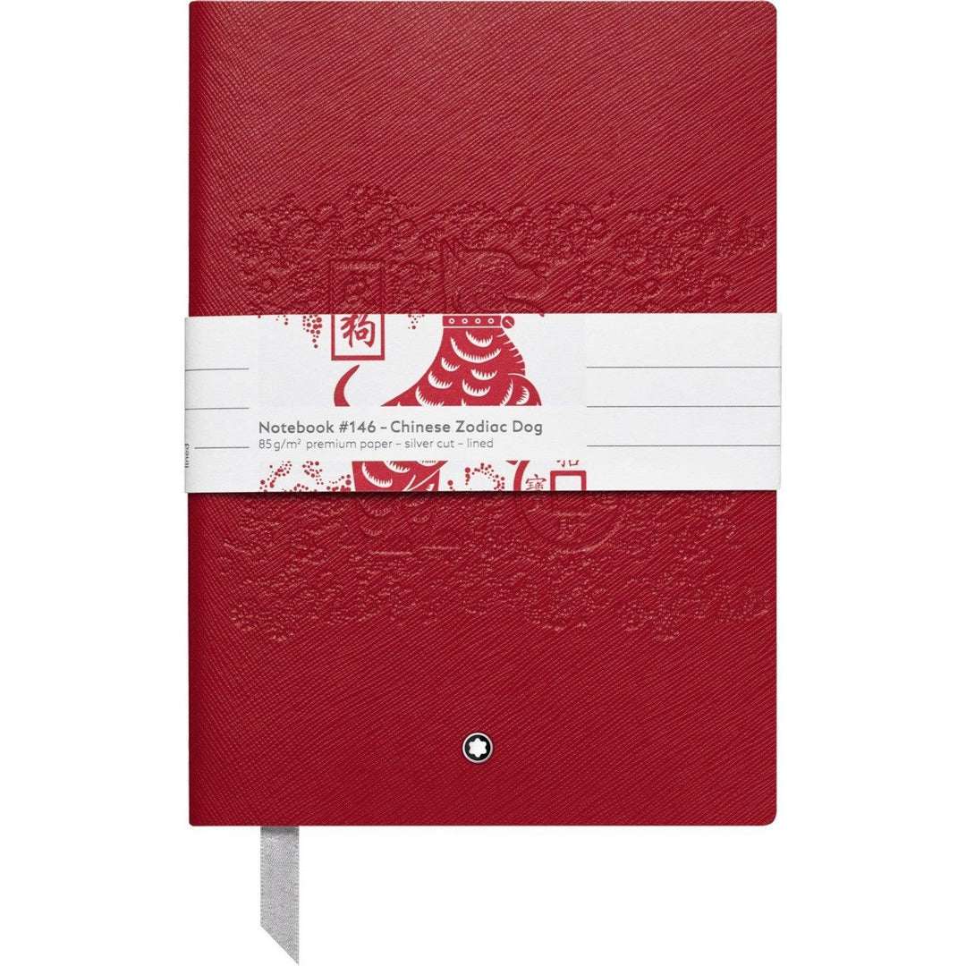 Montblanc blocco note notebook 146 a righe Leggenda dello Zodiaco Il Cane cancelleria di lusso 116248 - Gioielleria Capodagli