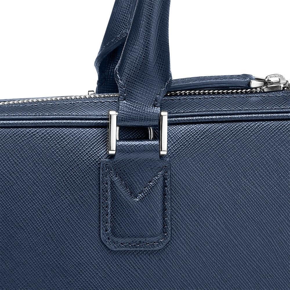 Montblanc borsa porta documenti ultra sottile Sartorial Indaco 118690 - Gioielleria Capodagli