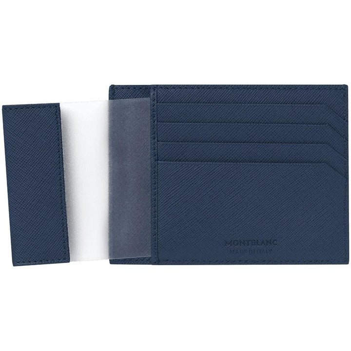 Montblanc custodia tascabile 5 scomparti Sartorial blu indaco 124188 - Gioielleria Capodagli