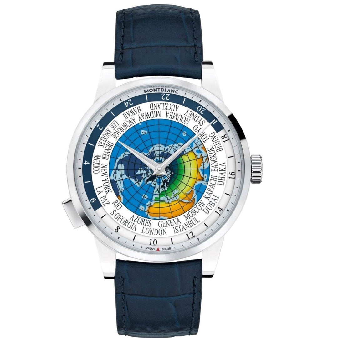 Montblanc Heritage Spirit Orbis Terratum Latino Unicef limited edition automatico acciaio 116533 - Gioielleria Capodagli