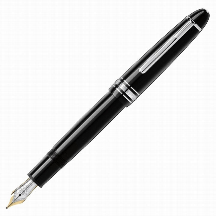 Montblanc stilografica Meisterstuck Platinum Legrand Traveller punta M 114226 - Gioielleria Capodagli