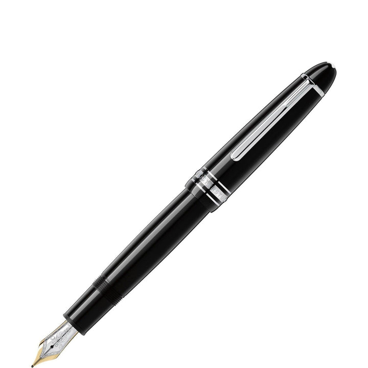 Montblanc stilografica Meisterstuck Platinum Legrand Traveller punta M 114226 - Gioielleria Capodagli