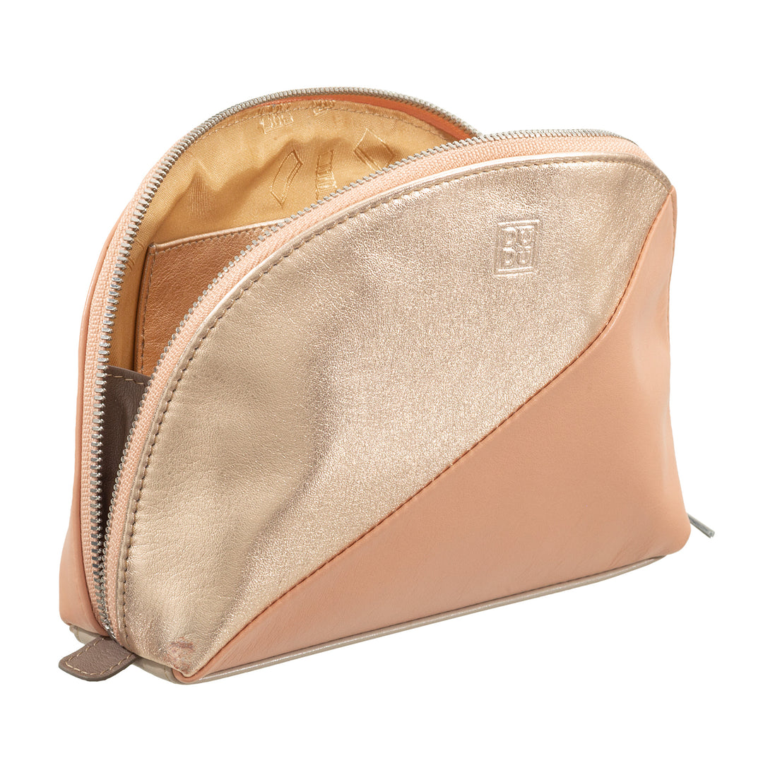 DuDu حقيبة سفر حقيبة جلدية حقيبة أزياء مع أزياء مع سحاب المعادن الوردي