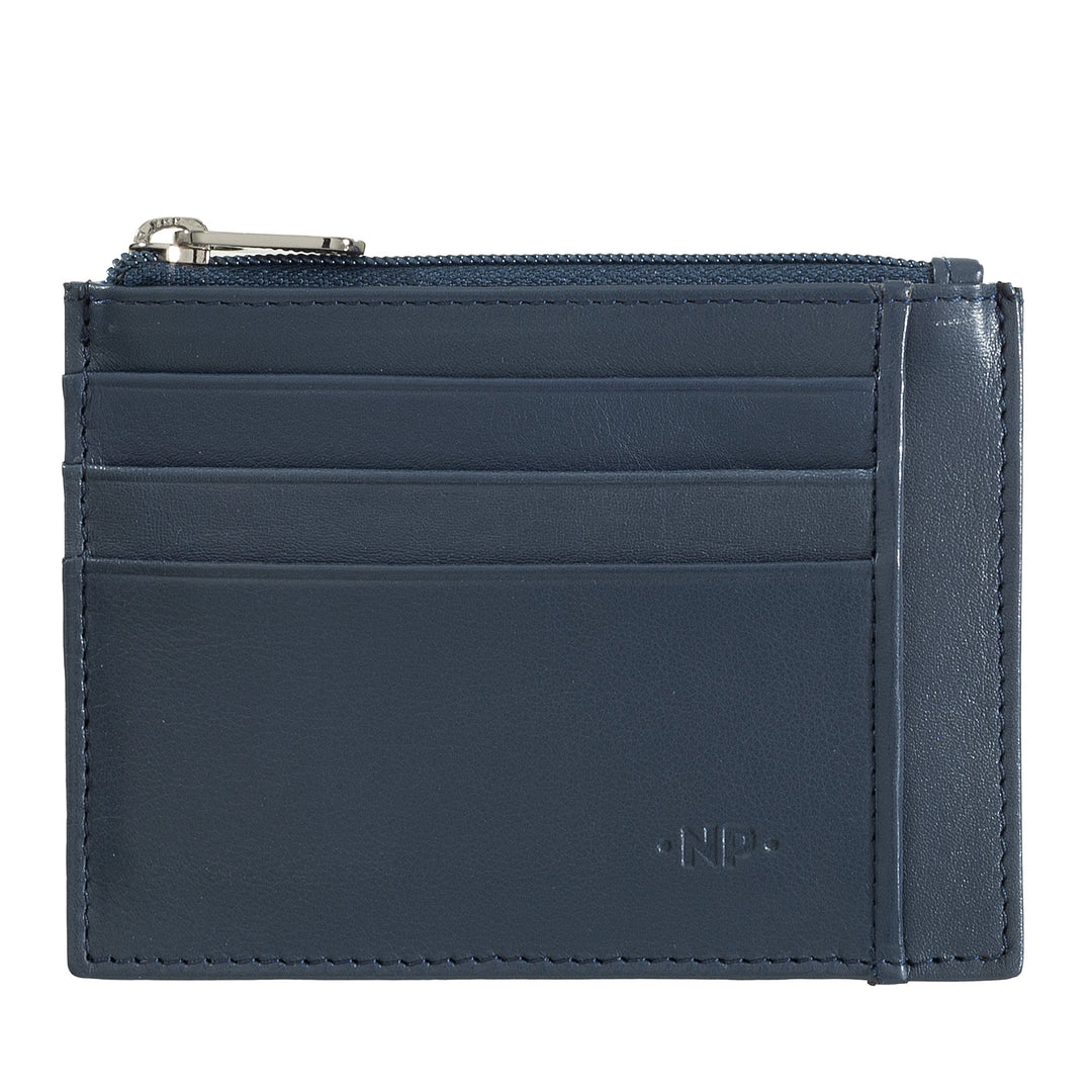 سحابة حقيبة جلدية محفظة بطاقة الائتمان جيب جلدية محفظة رجالية الرمز البريدي