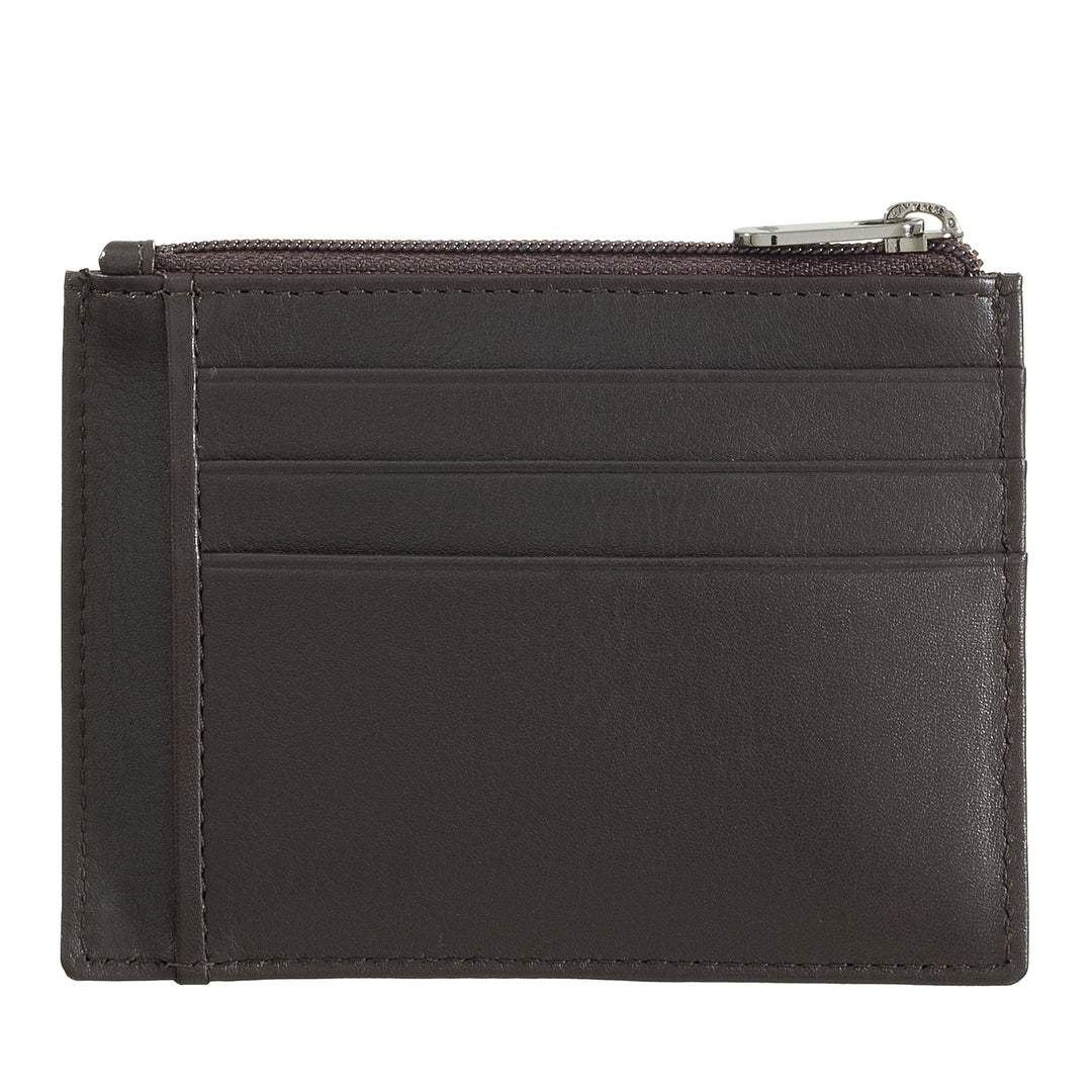 Nuvola Leather Sachet Portfolio Portfolio Cards Pocket Leather في جلد جلدي -مفصلات صدري