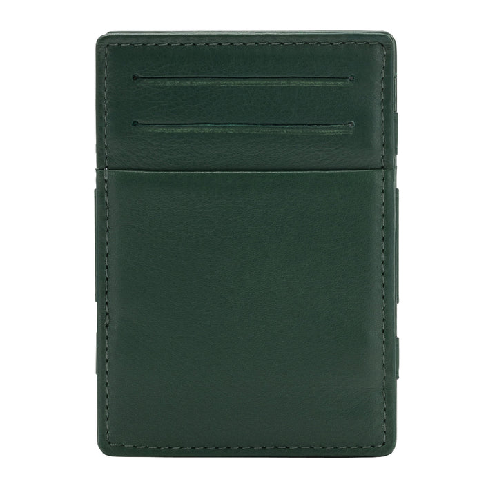 محفظة جلدية سحرية للرجال محفظة سحرية صغيرة مع 6 جيوب حامل بطاقة الائتمان