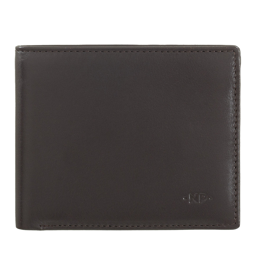 محفظة محفظة صغيرة من الجلد مع 6 جيوب حامل البطاقة وبطاقات