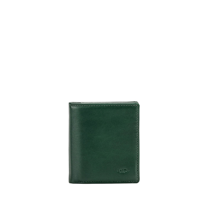 محفظة جلد طبيعي محفظة بطاقات ائتمان صغيرة محفظة من 8 بطاقات محفظة