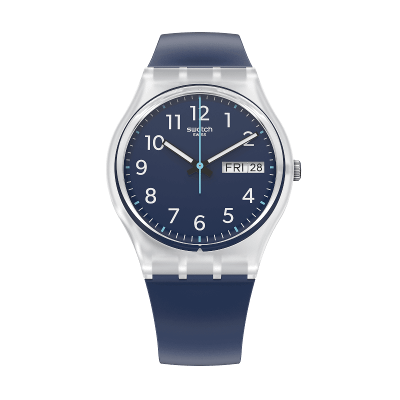 Swatch orologio RINSE REPEAT NAVY Originals Gent 34mm GE725 - Capodagli 1937